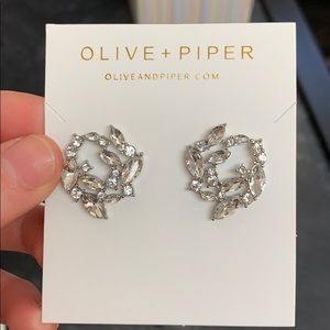 Brand new never worn olive and piper earrings